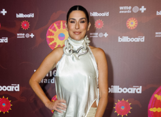 Com Fê Paes Leme em look fashion, WME Awards homenageia Preta Gil Fernanda Paes Leme (Foto: Clayton Felizardo/Lucas Ramos/Brazil News)