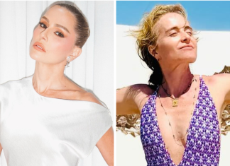 Moda praia e assimetria: Angélica e Secco e seus looks de aniversário Deborah Secco e Angélica (Foto: Reprodução/Instagram)