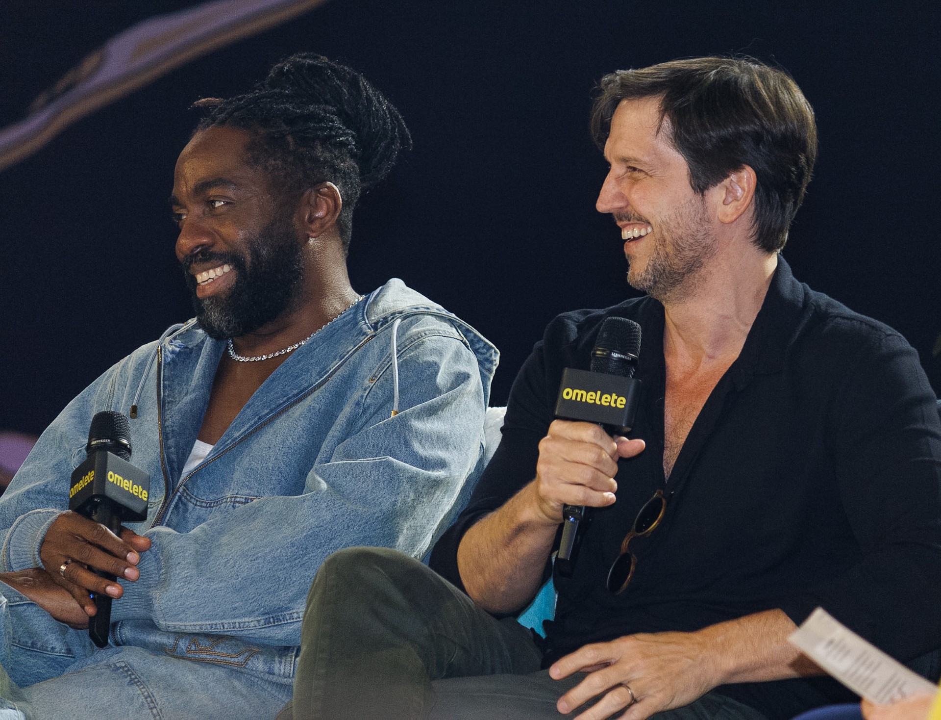 Lázaro Ramos e Vladimir Britcha (Foto: Clayton Felizardo/Brazil News)