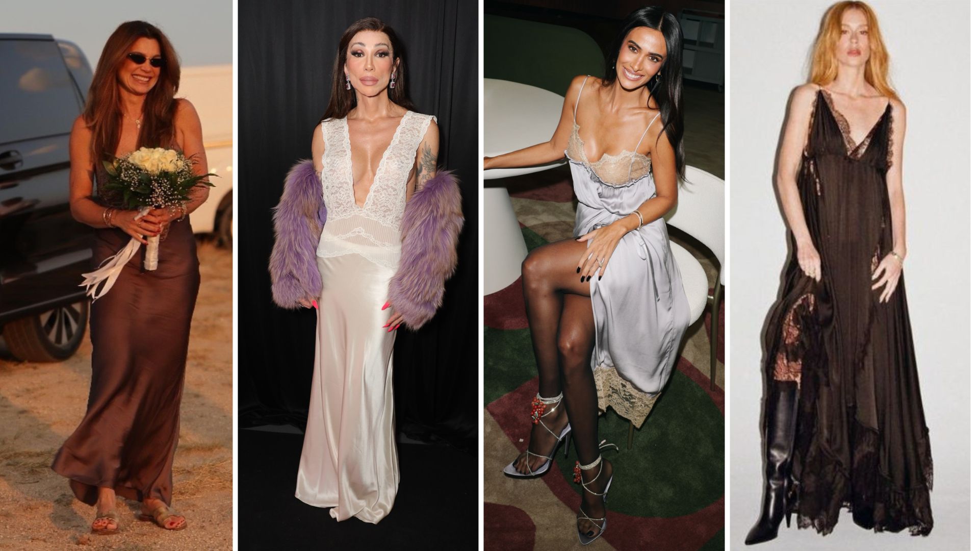 Vestido tipo camisola entre as trends de 2026 (Fotos; Reprodução/Instagram - Brazil News)