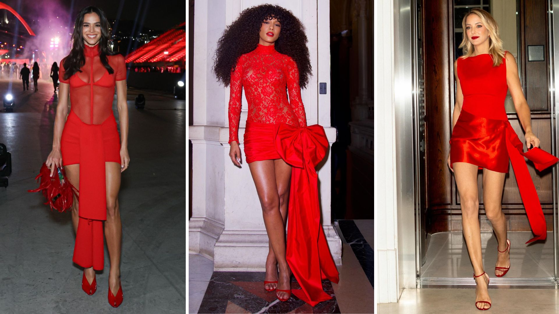 Bruna Marquezine, Taís Araújo, Ticiane Pinheiro (Foto: Brazil News/Reprodução/Instagram)