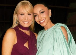 Sabrina Sato usa look com maxilaços de R$ 8 mil no ‘Angelica Ao Vivo’ Angélica e Sabrina Sato (Foto: Divulgação)