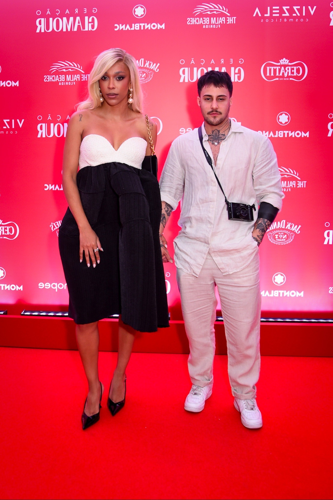 Erika Hilton e Daniel Zezza no Prêmio Geração Glamour (Foto: Andy Santana/Brazil News)