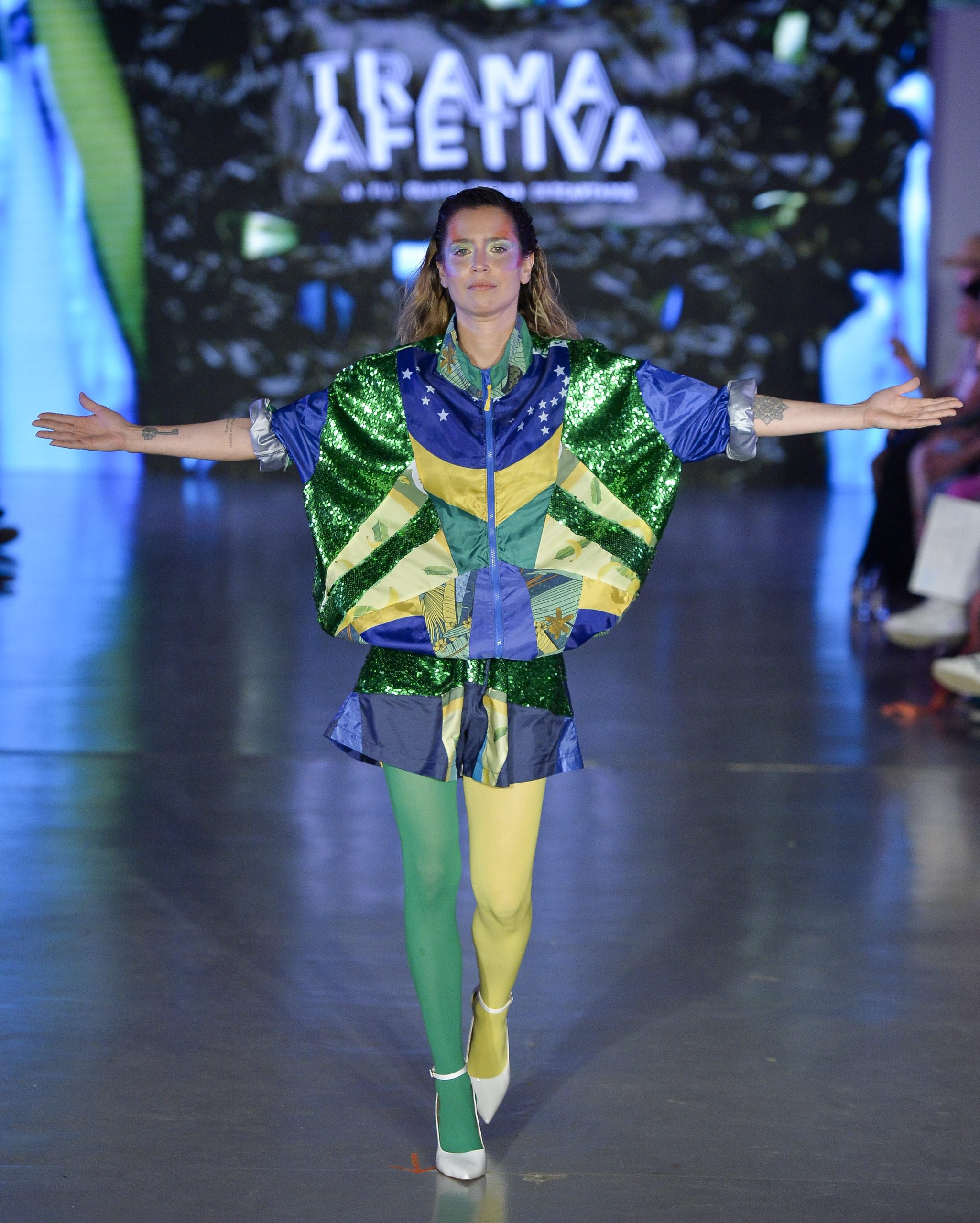 Mel Lisboa no desfile da Trama Afetiva (Foto: Marcelo Soubhia/ @agfotosite)