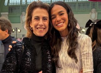 Marquezine e Fernanda Torres se encontram na alta-costura da Chanel Fernanda Torres e Bruna Marquezine (Foto: Reprodução/Instagram)