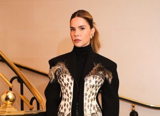 Schiaparelli: brasileira revela detalhes do desfile de alta-costura Ana Paula Carneiro no desfile da Schiparelli