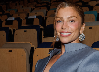 Grazi Massafera usa vestido que parece blazer invertido de R$ 98,2 mil Grazi Massafera (Foto: Clayton Felizardo/Brazil News)