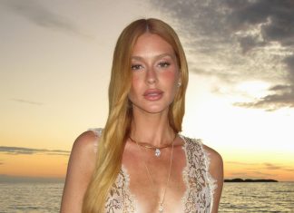 Como Ewbank e Marquezine, Marina elege transparência no Réveillon Marina Ruy Barbosa (Foto: Reprodução/Instagram)