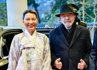 Hanbok: conheça o traje usado por Janja na viagem à Coreia do Sul Janja e Lula (Foto: Ricardo Stuckert/ Agência Brasil/Divulgação)