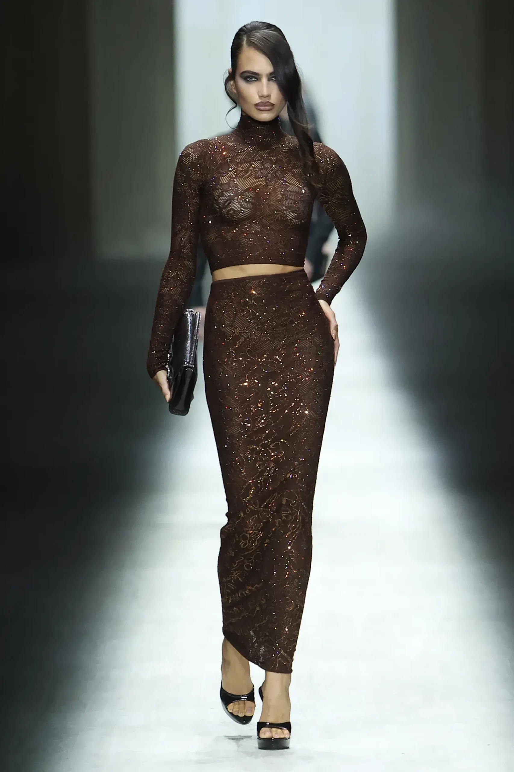 Alana Lucia no desfile da Gucci (Foto: Divulgação/Way Model)