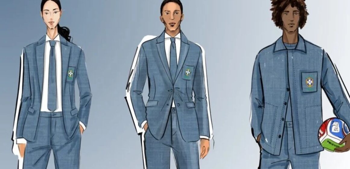 Trajes oficiais da Seleção Brasiliera para a Copa 2026 (Foto: Reprodução/Instagram)