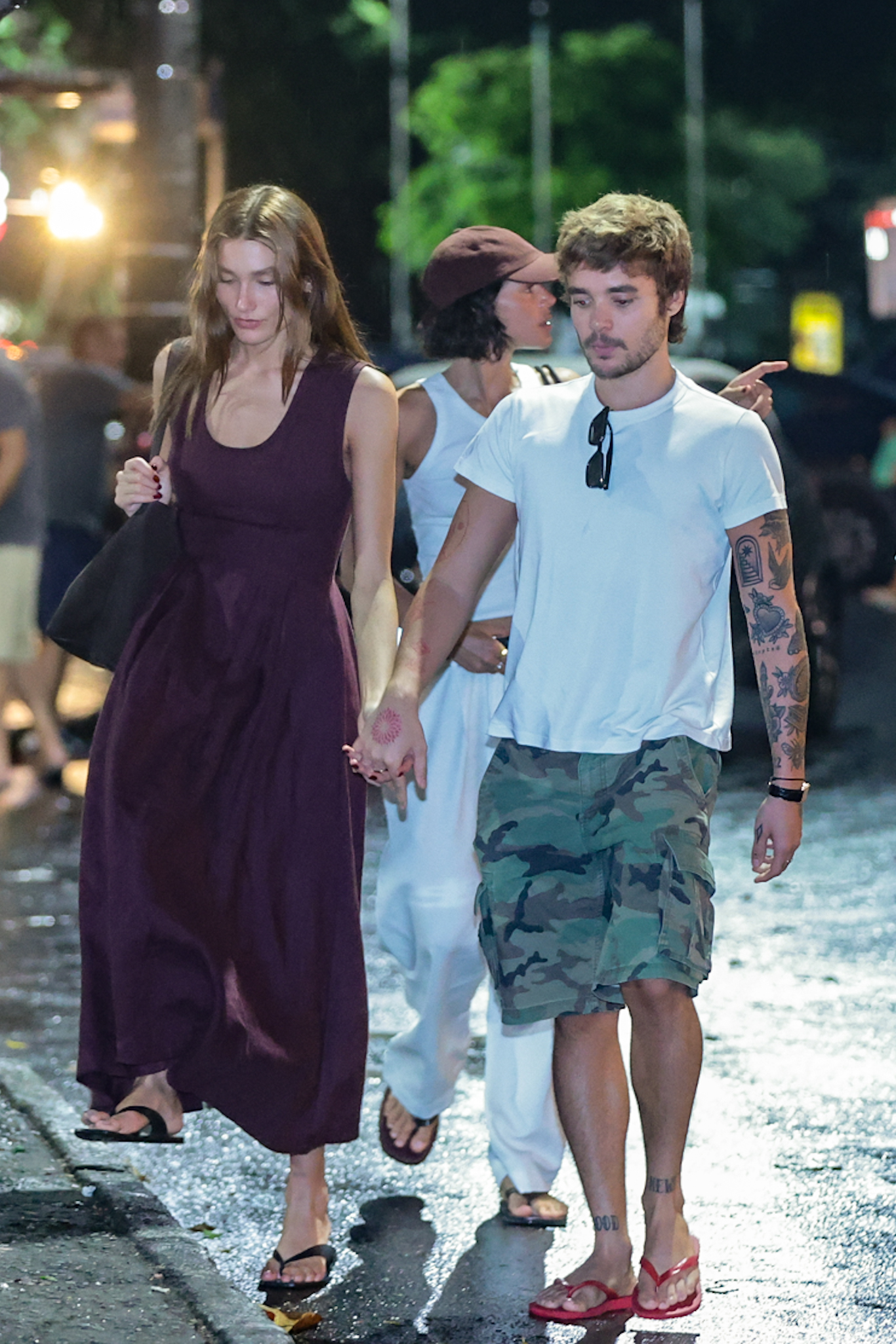 Sasha, Bruna Marquezine e João Lucas (Foto: Victor Chapetta/Brazil News)