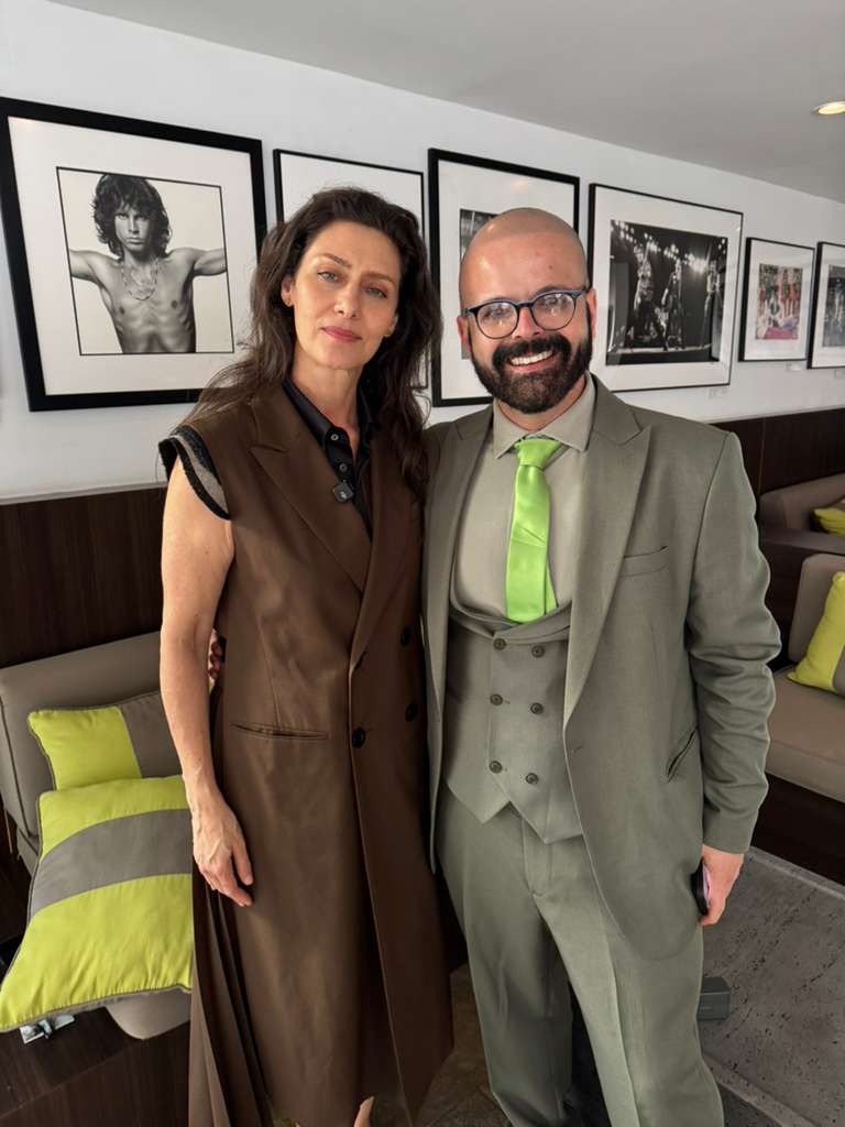 Maria Fernanda Cândido e Marcello Costa (Foto: Arquivo Pessoal/Marcello Costa)