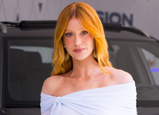 Marina Ruy Barbosa usa look azul-bebê de R$ 2,2 mil Marina Ruy Barbosa (Foto: Brazil News)