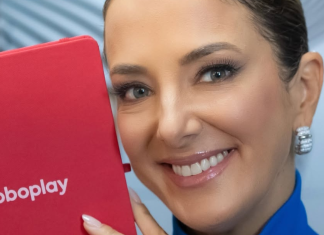 Ticiane Pinheiro atualiza meme e usa azul para anunciar reality no Globoplay Ticiane Pinheiro (Foto: @ticipinheiro/Instagram/Reprodução)