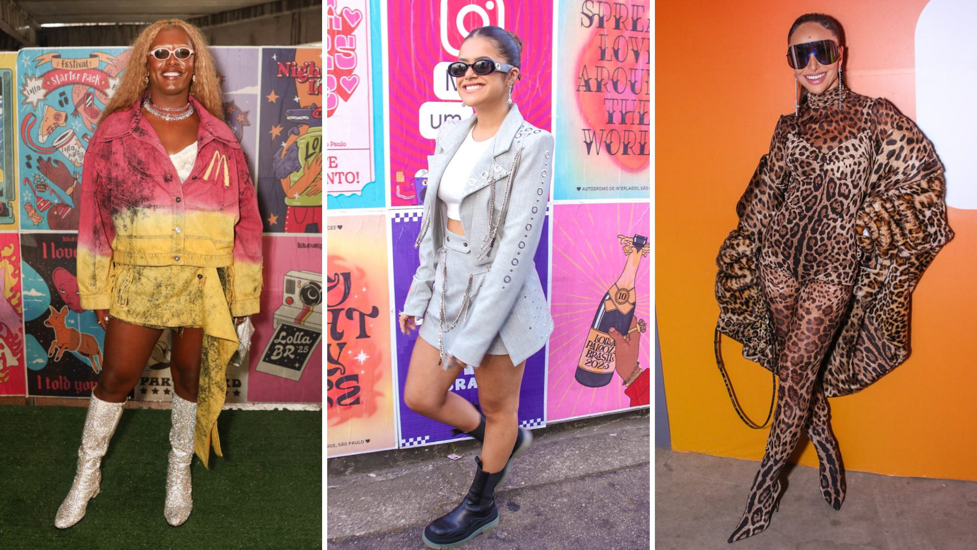 Liniker, Maisa e Sabrina Sato (Foto: Brazil News)