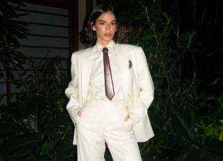 Bruna Marquezine, Marina e + famosas mostram como usar gravata Bruna Marquezine (Foto: @brunamarquezine/Instagram/Reprodução)