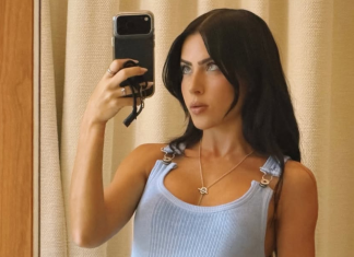 Jade Picon chama atenção com vestido canelado e bolsa de R$ 45,5 mil Jade Picon (Foto: @jadepicon/Instagram/Reprodução)