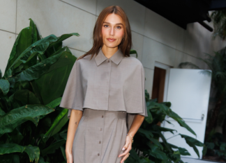 Sasha prova ar fashion do minimalismo com look de alfaiataria Sasha (Foto: Patrícia Devoraes/Brazil News)