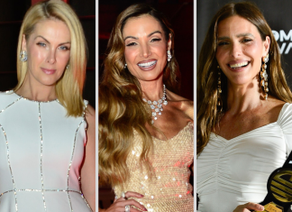 Patrícia Poeta, Hickmann, Fernanda Lima no Woman Awards: veja looks Ana Hickmann, Patricia Poeta e Fernanda Lima (Fotos: Eduardo Martins/ Brazil News)