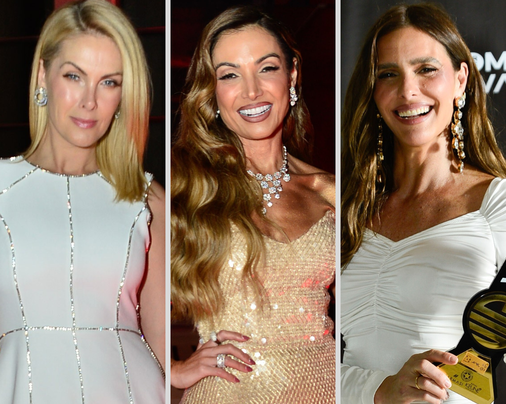 Ana Hickmann, Patricia Poeta e Fernanda Lima (Fotos: Eduardo Martins/ Brazil News)