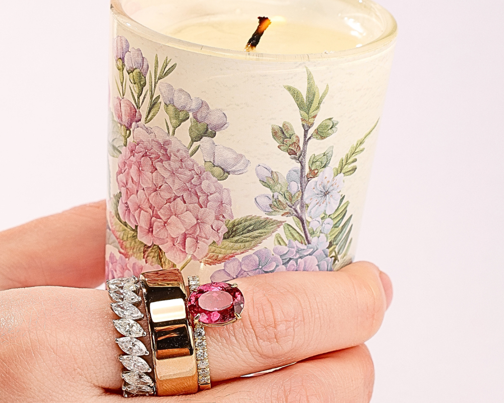 Aneis de Renata Nobre para compor com o Oura Ring (Foto: Divulgação)