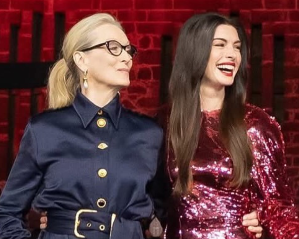 Meryl Streep e Anne Hathaway (Foto: Reprodução/Instagram)