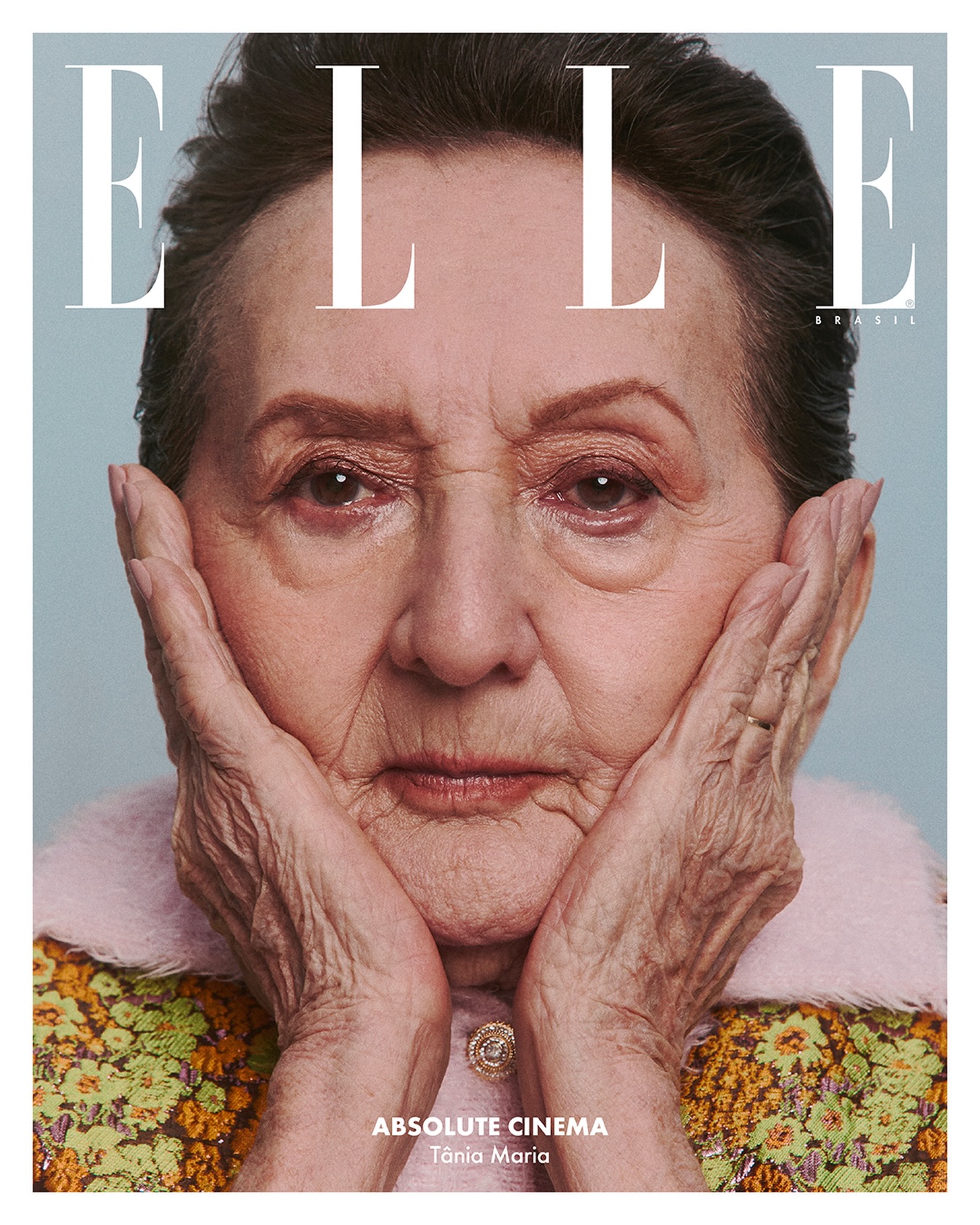 Tania Maria na capa da Elle (Foto: Wallace Domingues/ Reprodução/Instagram)