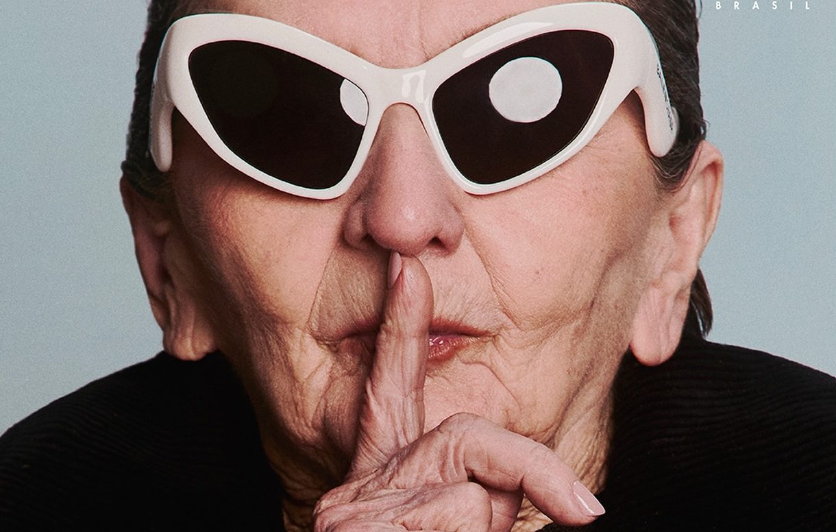 Tania Maria na capa da Elle (Foto: Wallace Domingues/ Reprodução/Instagram)