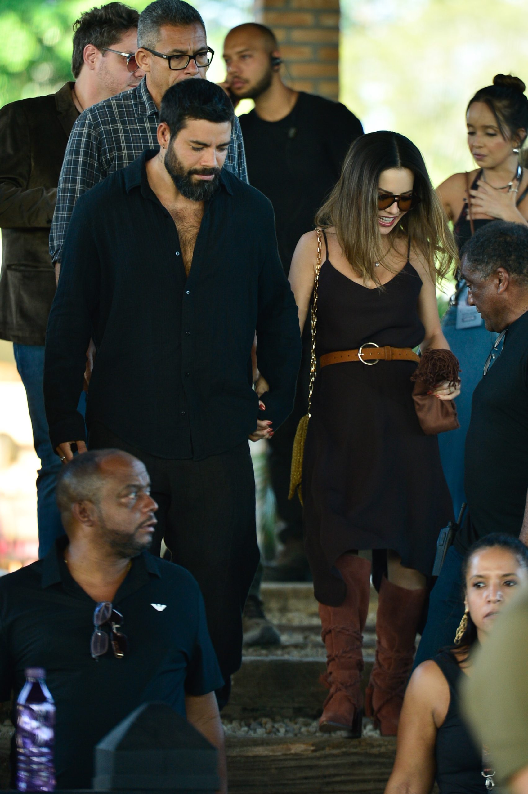 Pedro Andrade e Sandy (Foto: Eduardo Martins/Brazil News)