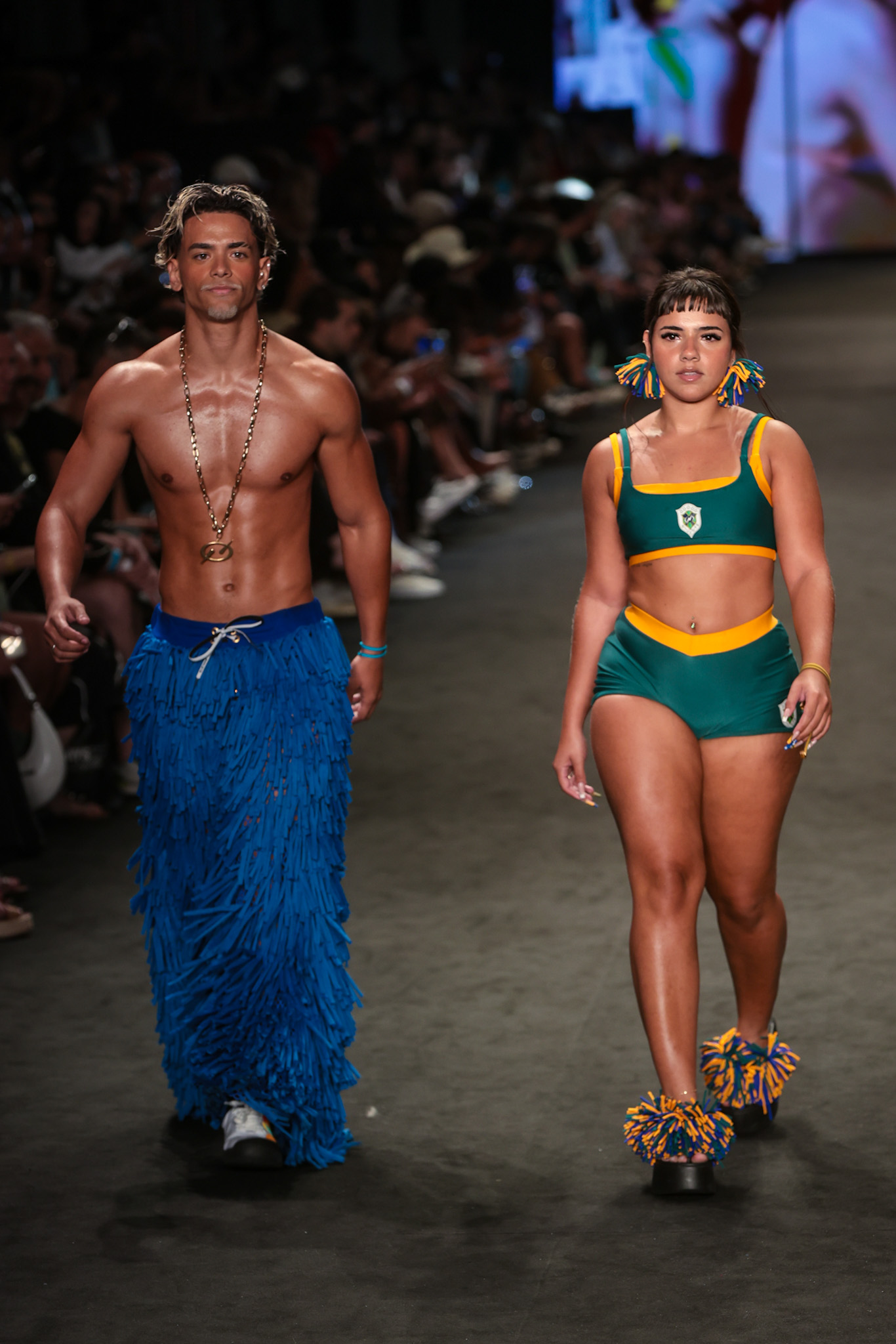 Desfile da BlueMan (Foto: Victor Chapetta/Brazil News)