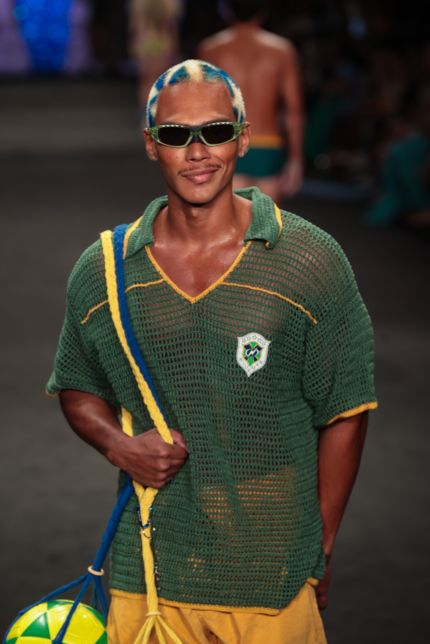 Desfile da BlueMan (Foto: Victor Chapetta/Brazil News)