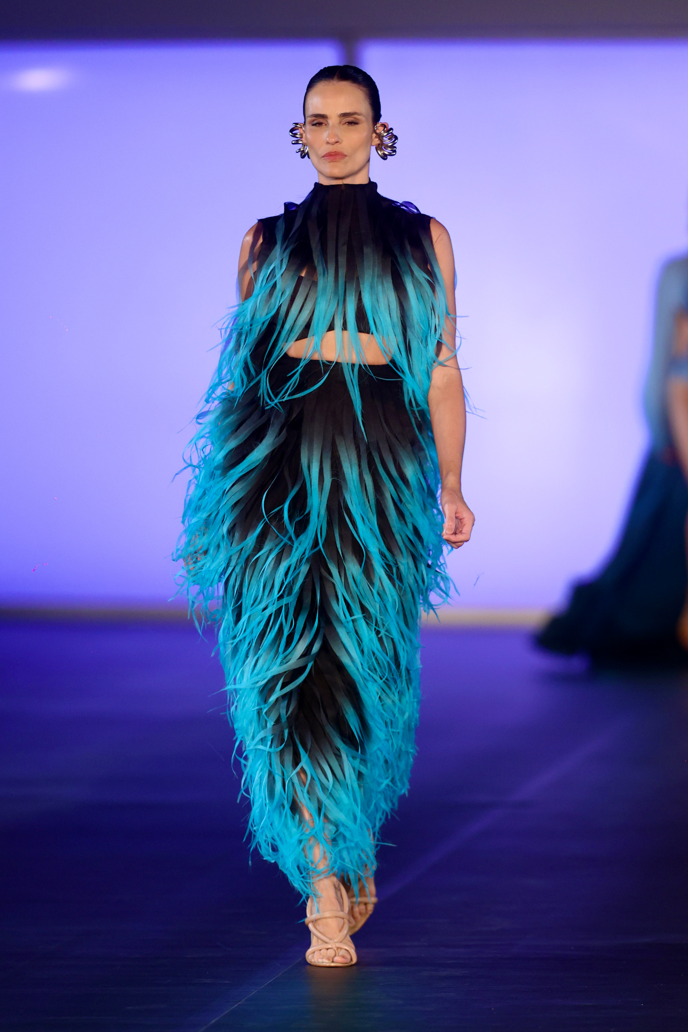 Fernanda Tavares no desfile de Lenny Niemeyer (Foto: Roberto Filho/Brazil News)