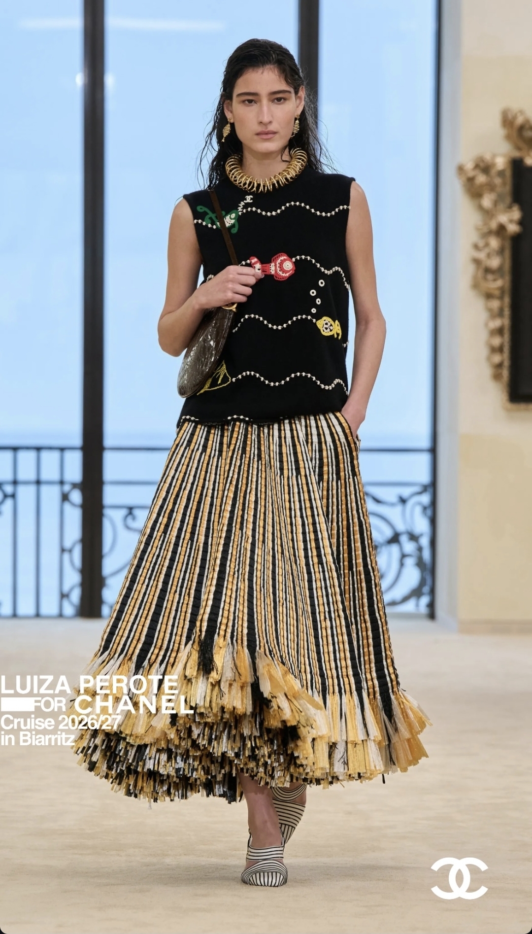 Luiza Perote para a Chanel (Foto: Divulgação)
