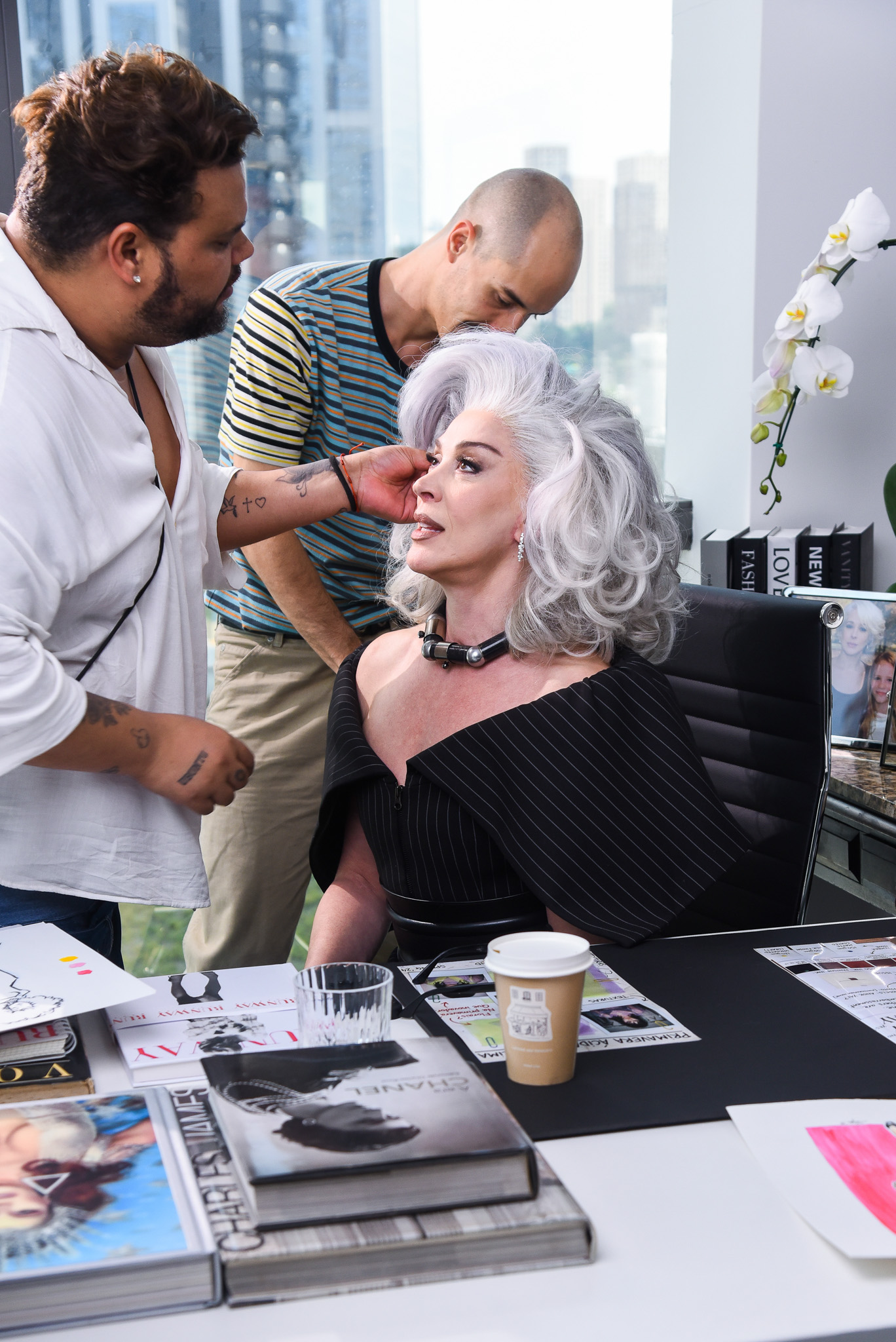 Claudia Raia como Miranda Priestly, para o musical "O Diabo Veste Prada" (Foto: Andy Santana/Brazil News)