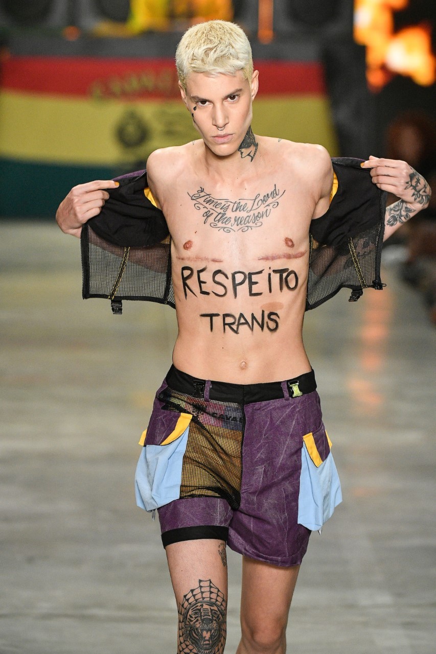 Modelo do Rio Fashion Week (Foto: Divulgação)