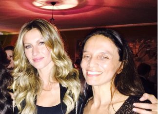 Gisele Bündchen, Lais Ribeiro e outras supermodels em início de carreira; veja fotos do acervo da agente de modelos Liliana Gomes Gisele Bündchen e Liliana Gomes (Foto: Acervo Pessoal)
