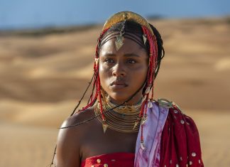 Globo leva “A Nobreza do Amor” à passarela e transforma figurino de novela em desfile no Rio Fashion Week Alika (Duda Santos) em "A Nobreza do Amor (Foto: Estevam Avellar/TV Globo/Divulgação)