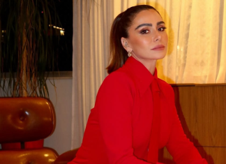 Giovanna Antonelli traz ar fashionista a look social para lançar filme Giovanna Antonelli (Foto: @giovannaantonelli/Instagram/Reprodução)