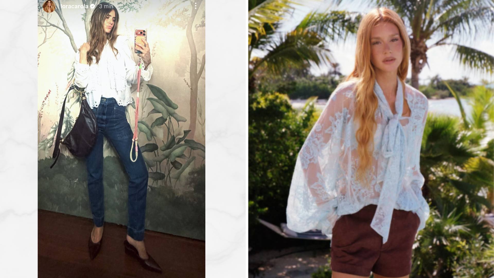 Carolina Dieckmmann e Marina Ruy Barbosa (Foto: Instagram/Reprodução) 