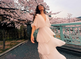 Juliana Paes aposta em boho chic e lenço para mala de viagem do Japão Juliana Paes (Foto: @julianapaes/Instagram/Reprodução)