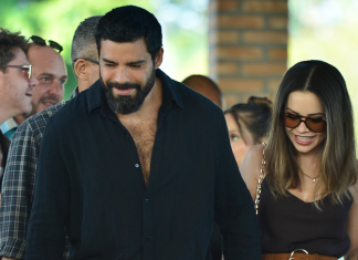 Sandy atualiza pretinho básico com truque fashion prático e estiloso Pedro Andrade e Sandy (Foto: Eduardo Martins/Brazil News)