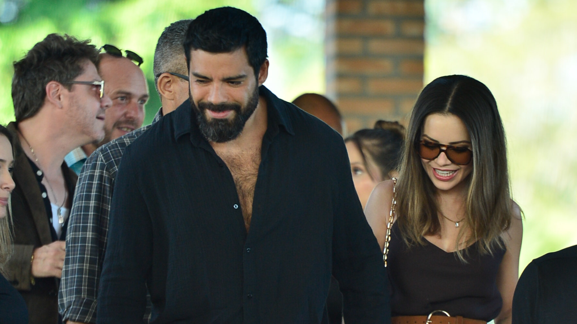 Pedro Andrade e Sandy (Foto: Eduardo Martins/Brazil News)