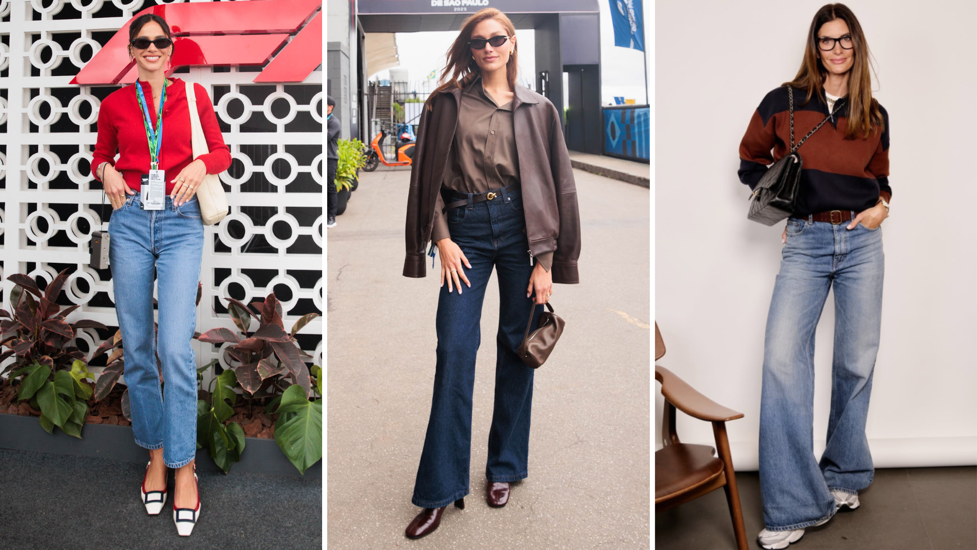 Bruna Marquezine, Sasha e Isabella Fiorentino: calça jeans para guarda-roupa inteligente (Foto: Brazil News - Instagram/Reprodução)