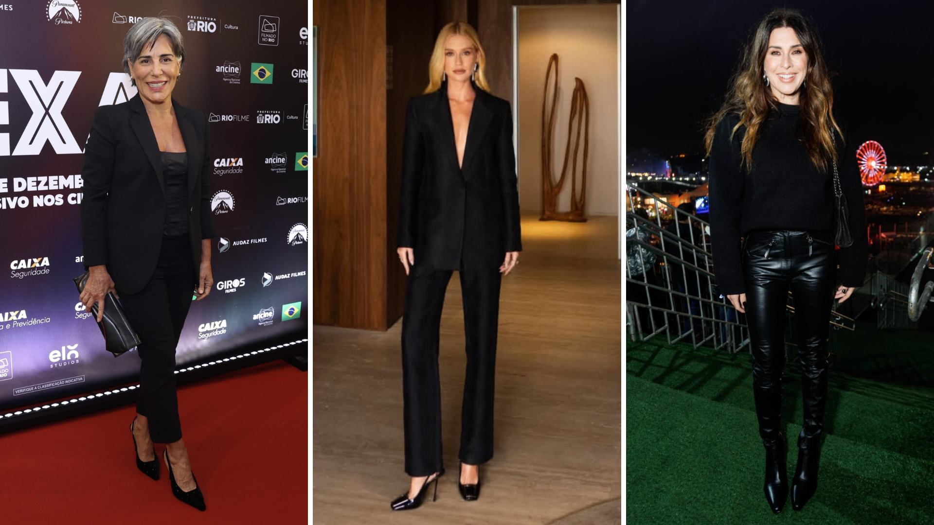 Gloria Pires, Marina Ruy Barbosa e Fernanda Paes Leme (Foto: Brazil News - Instagram/Reprodução)