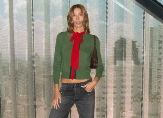 Sasha sai do neutro, aposta no contraste de verde e vermelho e inclui bolsa de R$ 12 mil Sasha (Foto: @sashameneghel/Instagram/Reprodução)