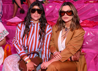 Rio Fashion Week: Flávia Alessandra e Giulia, Ingrid e Clara e + looks de mães e filhas Giulia Costa e Flávia Alessandra (Foto: Brazil News)