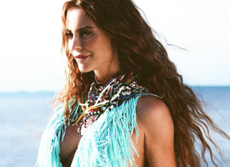 Paolla Oliveira e Camila Pitanga usam vestido igual para criar looks com propostas diferentes Paolla Oliveira (Foto: @paollaoliveirareal/Instagram/Reprodução)