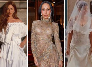 Gio Ewbank lidera mais lidas do mês, ao lado Sato e look de novela Looks mais lidos do mês (Fotos: Brazil News/Reprodução)