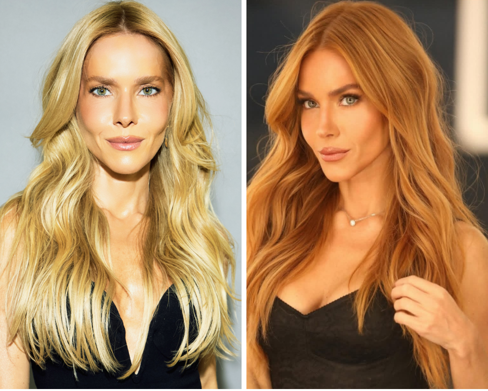 Monique Alfradique loira e ruiva (Foto: Divulgação)